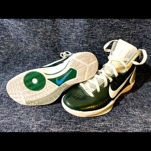 Nike hyperdunk, green, size 10